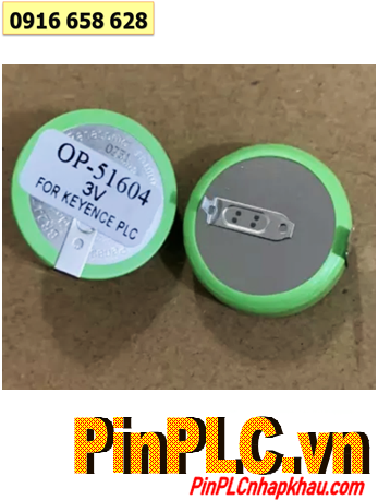 KEYENCE PLC OP-51604, Pin nuôi nguồn KEYENCE PLC OP-51604 lithium 3v chính hãng